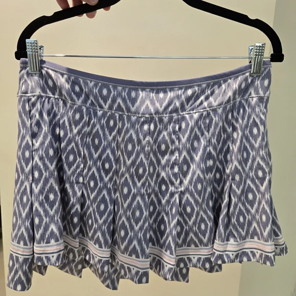 Lucky in Love Purple Patterned Mini Skirt - Picture 3 of 10